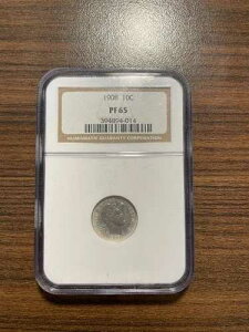 1908-P �o�[�o�[ �V���o�[�_�C�� 10�Z���g NGC �v���[�t 65 PR 65 PF 65 �� ���s�����킸��545��