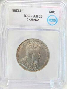 1903-H �J�i�_ 50�Z���g�d�� - �n�[�t�h���d�� - ICG �O���[�h AU 55 (BT751)