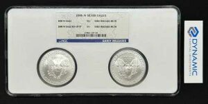 2008 W Rev 2007 & 2008 W �V���o�[�C�[�O�� NGC MS70 ���������[�X 2 ���g�R�C���X���u