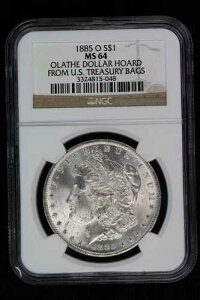 1885-O �����K���E�_���[ NGC MS-64 �I���C�T�E�_���[ �č������ȃo�b�O��� 3VAO �ŕۊ�