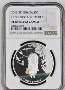 5 CEDIS 2013 �K�[�i �A�j���[�V���� ���̒��̃n���l�Y�~�ƒ� �V���o�[ �v���[�t NGC PF69