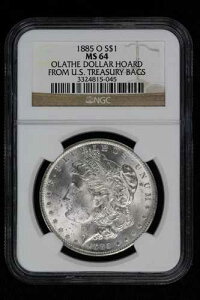 1885-O �����K���E�_���[ NGC MS-64 �I���C�T�E�_���[ �č������ȃo�b�O 3VAP ���