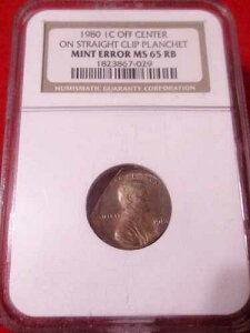 1980�N NGC MS65 �I�t�Z���^�[ �G���[�i�X�g���[�g�N���b�v�v�����j�B�����J�[���Z���g GEM BU �R�C��