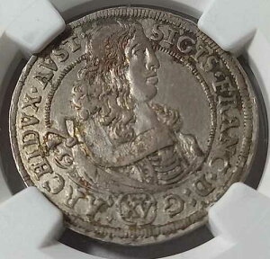 �I�[�X�g���A�ASigismund Franz�A15 Kreuzer 1664�AHall�AAU �ڍׁB-