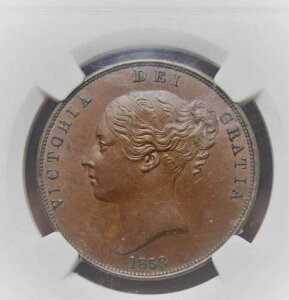 �p�� 1858�N �y�j�[ NGC MS-62 ���[�W�f�C�g �o���G�e�B ?EXCELLENT?��������