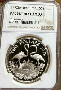 1972�N �o�n�} FM �V���o�[ $2 NGC PF69 �t���~���S �E���g���J���I PR69