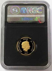 2017�N �S�[���h �j�E�G $25 �`���[�o�b�J 1/4�I���X �X�^�[�E�H�[�Y �N���V�b�N NGC PF 70 UC �ŏ���60���̂�����1��
