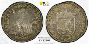 1655 �I�����_ ���g���q�g �_�[�h���[ �V���o�[ �h�D�J�b�g�A�_��?? #4838 - PCGS EF �f�B�e�[���A���A