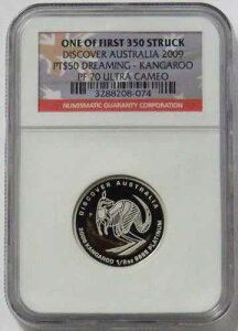2009�N �v���`�i �f�B�X�J�o�[ �I�[�X�g�����A NGC �v���[�t 70 UC 1/2�I���X 50�h�� �J���K���[ NGC PR70 UC
