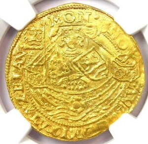 1583-85�N �I�����_ �S�[���h 1/2 ���[�Y�m�[�u�� �[�[�����h 1/2RN - NGC UNC �ڍ� (MS)