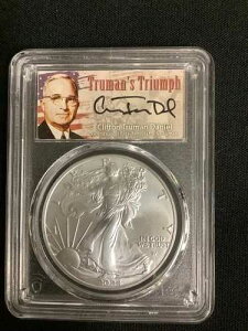 2024�N �A�����J���V���o�[ �C�[�O�� �g���[�}���Y �g���C�A���t MS70 PCGS �N���t�g�� �g���[�}�� �T�C��-