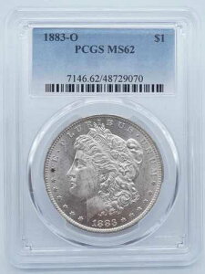 1883�N O �����K����� $1 PCGS MS62 �g�[�j���O�X�|�b�g -U436