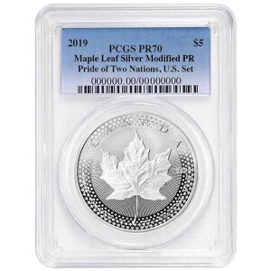2019�N �C���v���[�t 5�h����� �J�i�f�B�A�����[�v�����[�t PCGS PR70 �v���C�h�E�I�u�E�c�[