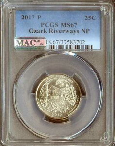 2017-D �I�U�[�N�E���o�[�E�F�C �N�H�[�^�[ PCGS MS67 MAC �i��