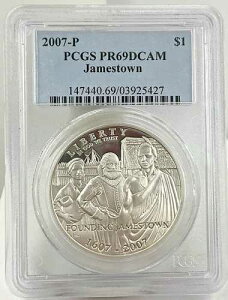 2007-P $ �V���o�[�L�O�W�F�[���Y�^�E�� PR 69 DCAM PCGS