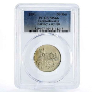 �`�F�R�X���o�L�A 50 �R���� �J�������B ���@�� �X�p MS66 PCGS ��� 1991