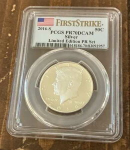 2016-S 50�Z���g �P�l�f�B��� �n�[�t�_���[ PCGS PR70 DCAM ����� PR�Z�b�g