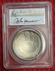 2014�N PCGS Ms70 $1 �A���h���E�h�[�\�� �싅�a������R�C���BHOF