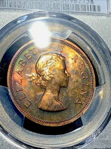 1953�N - ��A�t���J 1D PCGS PR64RB �g�[�j���O�R�C��