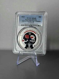 2022�N �\���������� 1/2�h���d�� �J�^�[�� FIFA���[���h�J�b�v PCGS MS68 �g�b�v�|�b�v 1/0