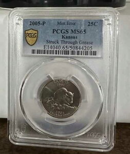 2005�N P �J���U�X ���V���g�� �N�H�[�^�[ �_�ɎK�т�O���[�X �~���g�G���[ PCGS 25�Z���g