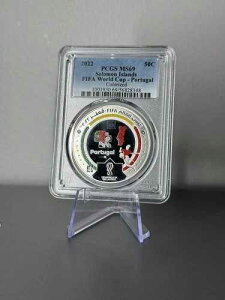 2022�N �\���������� 1/2�h���d�� �J�^�[�� FIFA���[���h�J�b�v PCGS MS69 �g�b�v�|�b�v 1/0