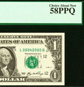2006�N 1�h���A�M������s�� PCGS 58PPQ �o�[�X�f�[�E���[ �V���A���ԍ� 00042000