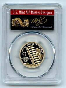 2024 S $1 �T�J�K�E�B�A�E�_���[ PCGS PR70DCAM �t�@�[�X�g�E�X�g���C�N �g�[�}�X�E�N���[�u�����h�E�A���[�Y