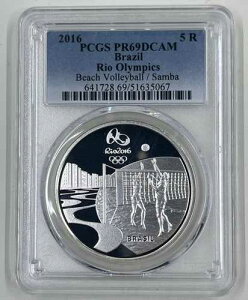 2016 5R PCGS PR69DCAM �u���W�� ���I�I�����s�b�N �r�[�`�o���[�{�[��/�T���o