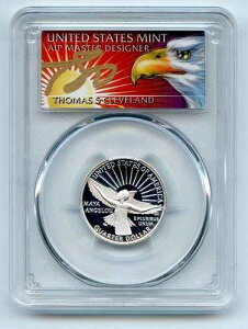 2022 S 25C �V���o�[ �}�� �A���W�F�� �N�H�[�^�[ PCGS PR70DCAM FS �g�[�}�X �N���[�u�����h �C�[�O��