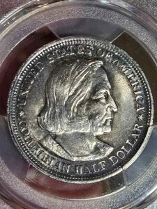 1893�N 50�Z���g �R�����r�A�L�O���� PCGS MS63 �g�[��
