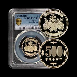���{ 2004�N 500�~���� PCGS PR70 �g�b�v�|�b�v ?? �p�E���j�A ����16�N 642