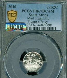 2010�N ��A�t���J 2.5�Z���g PCGS PR67 DCAM PRIVY MAC UHCAM 300�� ���� *