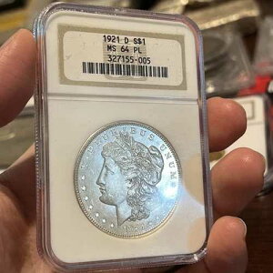 1921-D �����K����� MS64 PL NGC �j�A�g�b�v�|�b�v �G�N�X�g���[��PQ �|���b�V�� ��