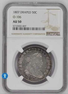 1807�N 50�Z���g �h���[�v�o�X�g �n�[�t�_���[ O-106 AU50 NGC 5710302-007