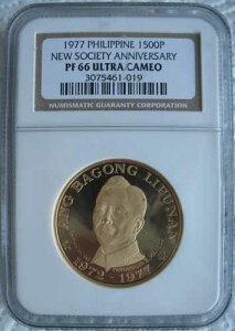 1977�N�t�B���s���Y����1500�y���X NGC PF-66 Ult.Cameo NEW SOCIETY ANNIVERSARY