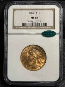 1894�N ���C�[�O���X ���o�e�B�w�b�h NGC MS-64 CAC