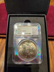 1886�N $1 NGC MS-67 TONER Vault Box �z���O���� ���Ƀ��A