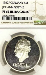 �h�C�c�A���C�}�[�����a���A1932�N F�A5�}���N�A�Q�[�e�A�^�[���[�ANGC PF 62 UCAMEO�A��
