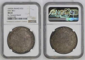 �t�����X ECU 1692(9) ���C14�� - 1692 �����k - �������t�� - �g�b�v�|�b�v NGC MS 64-