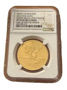 �j�E�G 2016�N ���� 1�I���X 250�h�� NGC PF70UC �f�B�Y�j�[ �~�b�L�[ - �E���ȏ����Ȏd���ĉ�