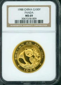 1988 �S�[���h �p���_ 100Y 100-Y NGC MS69 ���� 1�I���X 100 �� Yn MS-69 �Â��z���_�[!