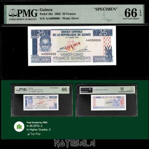 �M�j�A 25 �t���� 1985 �s�b�N 28s PMG 66 EPQ GEM UNC SPECIMEN **�g�b�v�|�b�v* MAX