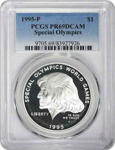 1995-P �X�y�V�����I�����s�b�N�X �L�O��� PR69DCAM PCGS �v���[�t 69 DC