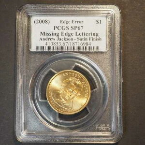 (2008) PCGS SP67 �G�b�W�̕������� ANDREW JACKSON �h�� - �������� PG1940