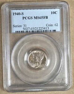 1940�N��㔼�̃}�[�L�����[�_�C���APCGS MS65FB�A�t���o���h�A225413
