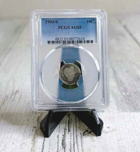 1901-S �o�[�o�[�_�C�� - 10�Z���g PCGS AG03 - �L�[�f�[�g