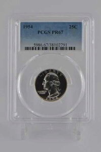 PR67 1954 PCGS �O���[�f�b�h �V���o�[ ���V���g�� �N�H�[�^�[ ������ �v���[�t�R�C�� #791