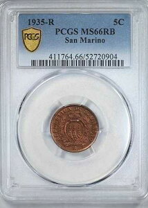 1935-R �T���}���m 5C �Z���e�V�~ PCGS MS66RB - �g�b�v�|�b�v!