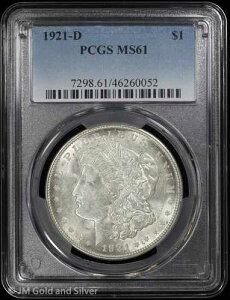 1921-D 1�h�� �����K����� PCGS MS 61 | ������ UNC